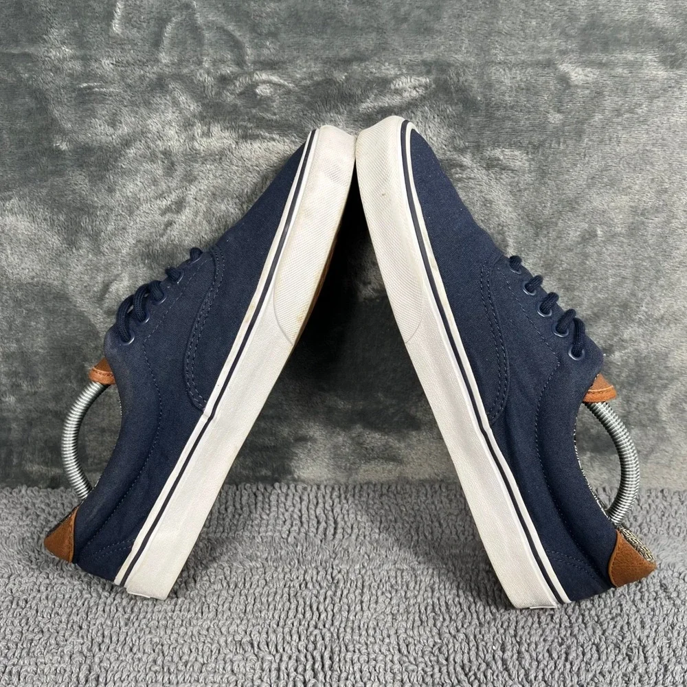 Vans Era 59 Navy Blue Canvas Leather C&L Sneakers Mens 11 Low Top Shoes 751505